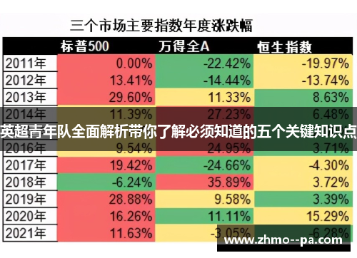 英超青年队全面解析带你了解必须知道的五个关键知识点 英超青年队全面解析带你了解必须知道的五个关键知识点